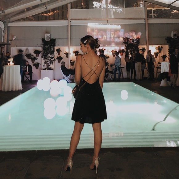 H\u0026M | Dresses | Backless Shimmer Dress 